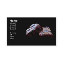 Tarjetas de visita del brownie