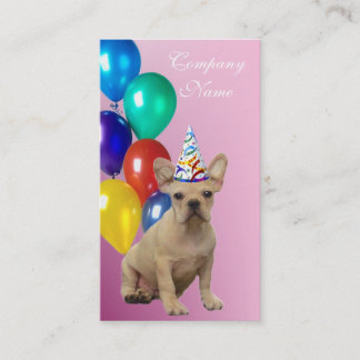 Tarjetas de visita del bulldog francés del