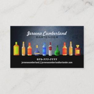 Tarjetas de visita del camarero