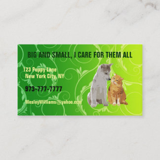 Tarjetas de visita del canguro del mascota