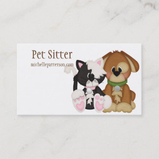 Tarjetas de visita del canguro del mascota del