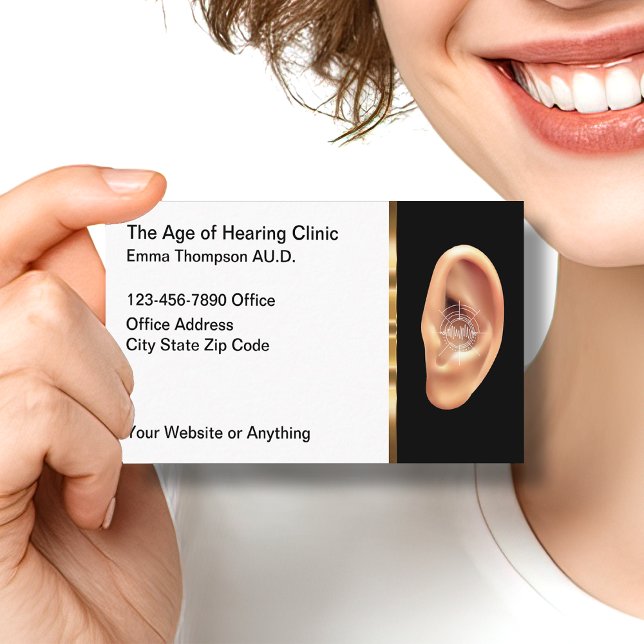 Tarjetas de visita del Centro de Audiología Classy (Subido por el creador)