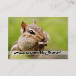 Tarjetas de visita del Chipmunk