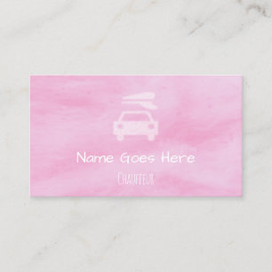 Tarjetas de visita del chófer del "caramelo"