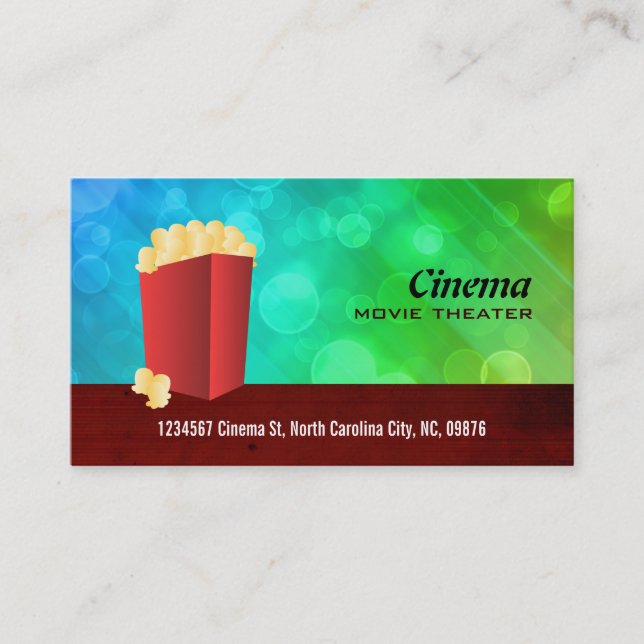 Tarjetas de visita del cine (Anverso)