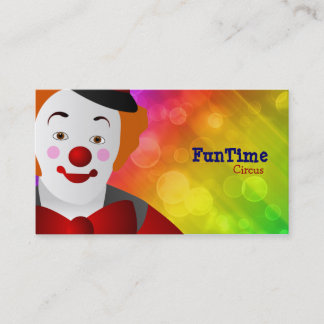 Tarjetas de visita del circo