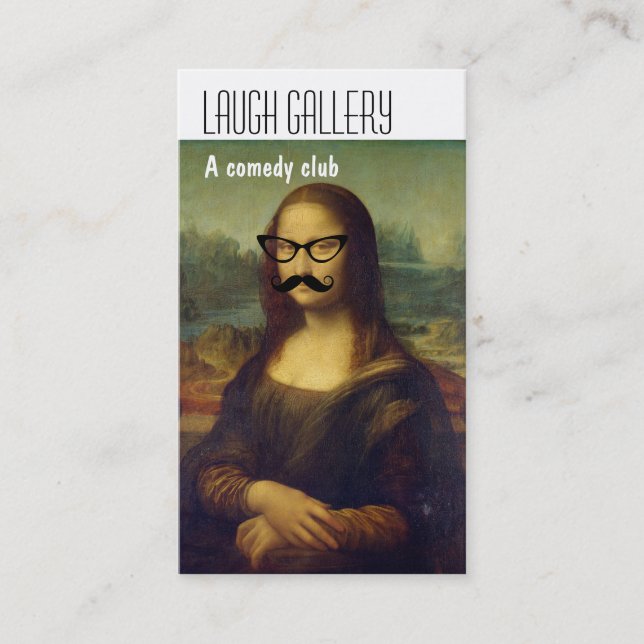 Tarjetas de visita del club de comedia (Anverso)