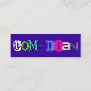 Tarjetas de visita del cómico