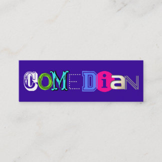 Tarjetas de visita del cómico