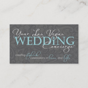Tarjetas de visita del Concierge de la boda del LV