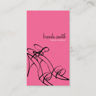 Tarjetas de visita del consultor de moda