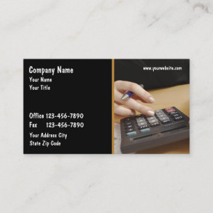 Tarjetas de visita del contable