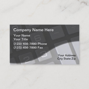Tarjetas de visita del contable