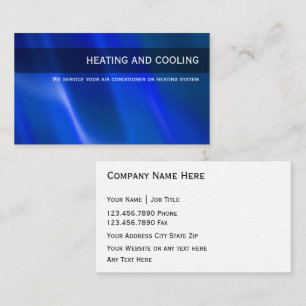 Tarjetas de visita del control del clima
