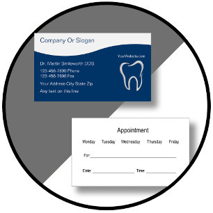 Tarjetas de visita del dentista