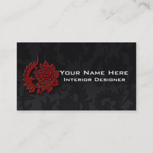 Tarjetas de visita del Diseñador de interiores