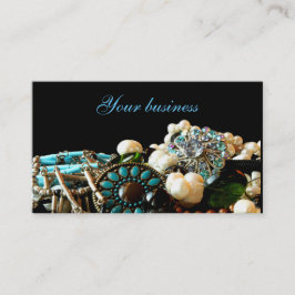 Tarjetas de visita del diseñador de la joyería
