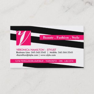 TARJETAS DE VISITA DEL DISEÑADOR DE MODA