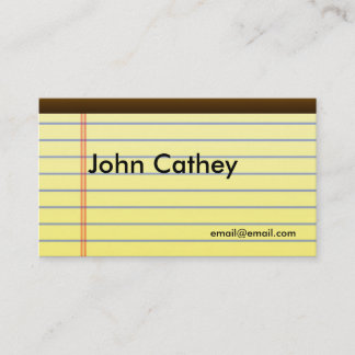 Tarjetas de visita del diseñador del cojín legal