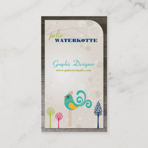 Tarjetas de visita del diseño gráfico del chirri