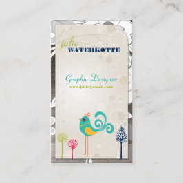 Tarjetas de visita del diseño gráfico del chirrido