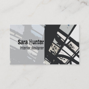 Tarjetas de visita del diseño interior