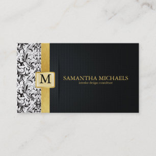 Tarjetas de visita del diseño interior del