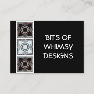 Tarjetas de visita del edredón de Digitaces