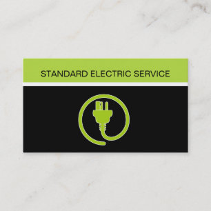 Tarjetas de visita del electricista