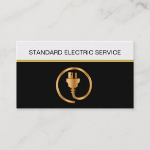 Tarjetas de visita del electricista