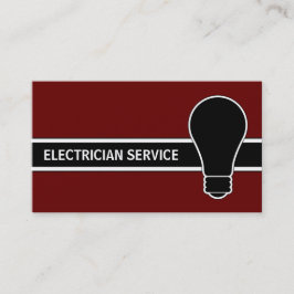 Tarjetas de visita del electricista