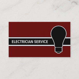 Tarjetas de visita del electricista