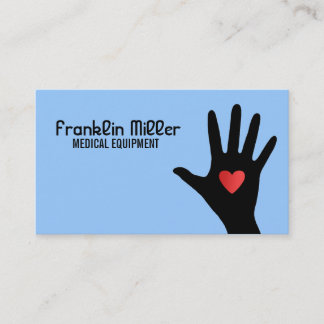Tarjetas de visita del equipamiento médico