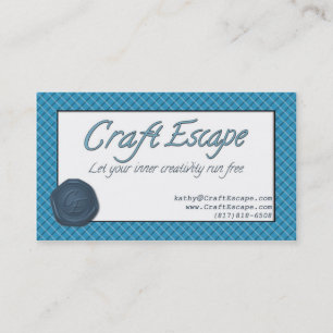 Tarjetas de visita del escape del arte