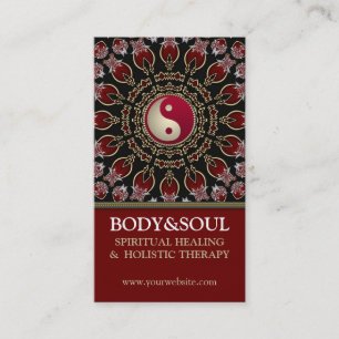 Tarjetas de visita del este rojas de la edad de