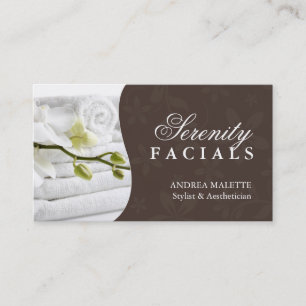 Tarjetas de visita del Esthetician