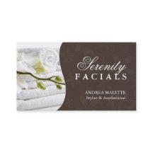 Tarjetas de visita del Esthetician