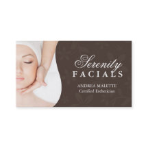 Tarjetas de visita del Esthetician