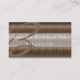 Tarjetas de visita del estilista del salón de pel