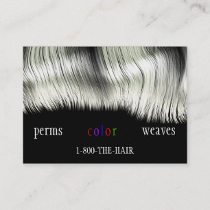 Tarjetas de visita del estilo del salón de pelo