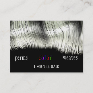 Tarjetas de visita del estilo del salón de pelo