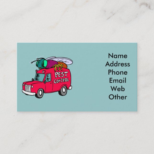 Tarjetas de visita del Exterminator (Anverso)