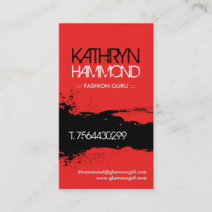 Tarjetas de visita del fashionista