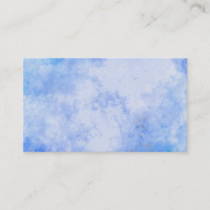 Tarjetas de visita del fondo del cielo azul