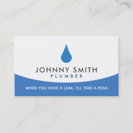 Tarjetas de visita del fontanero