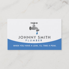 Tarjetas de visita del fontanero