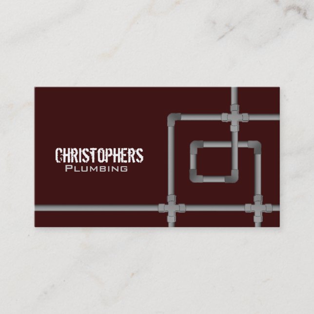 Tarjetas de visita del fontanero (Anverso)