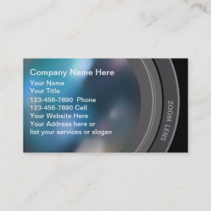 Tarjetas de visita del fotógrafo
