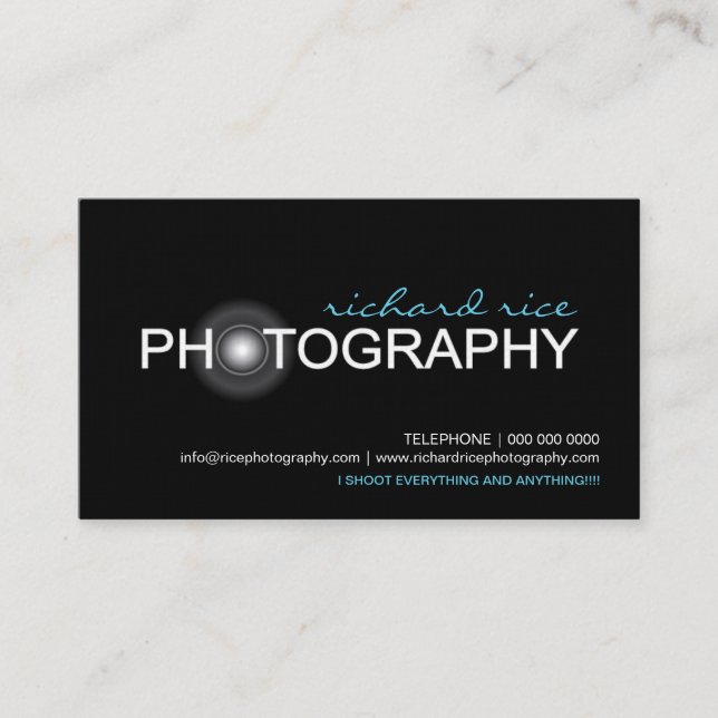 Tarjetas de visita del fotógrafo (Anverso)