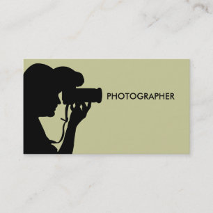 Tarjetas de visita del fotógrafo